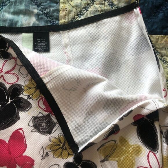 Vintage Y2K Butterfly Skirt A Line White Pink Black Size 8 - Picture 4 of 5